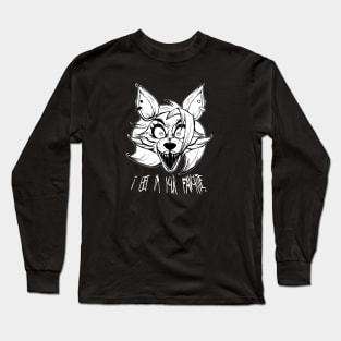 I Bet I'm Your Favorite. Roxanne Wolf (Black And White) Long Sleeve T-Shirt